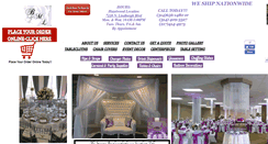 Desktop Screenshot of beautifulchaircovers4u.net